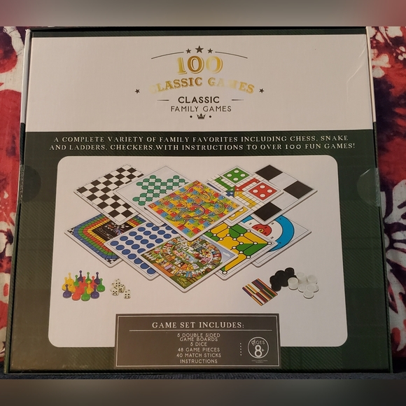 100 CLASSIC GAMES - CLASSIC FAMILY GAMES ~ GAME HUBNEW & OPEN-BOX • Lot of 2 - Picture 2 of 10